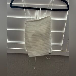 Lulu's White Mini Skirt